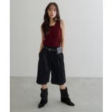 【Kastane】ポーチベルト付きコーデュロイバミューダパンツ | PAL GROUP OUTLET | 詳細画像14