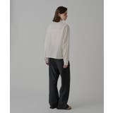 【Kastane】SHEER OPEN COLLAR SHIRT | PAL GROUP OUTLET | 詳細画像13
