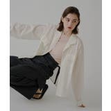 【Kastane】SHEER OPEN COLLAR SHIRT | PAL GROUP OUTLET | 詳細画像2