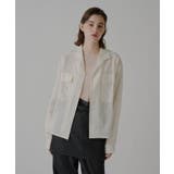 【Kastane】SHEER OPEN COLLAR SHIRT | PAL GROUP OUTLET | 詳細画像6