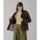 【Kastane】SHEER OPEN COLLAR SHIRT | PAL GROUP OUTLET | 詳細画像23