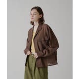 【Kastane】SHEER OPEN COLLAR SHIRT | PAL GROUP OUTLET | 詳細画像25