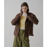 【Kastane】SHEER OPEN COLLAR SHIRT | PAL GROUP OUTLET | 詳細画像28