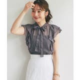 【La boutique BonBon】スパンボイルチェックラッフルボウタ… | PAL GROUP OUTLET | 詳細画像32