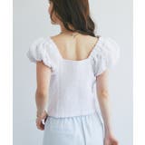 【La boutique BonBon】シャーリングパフスリーブBL | PAL GROUP OUTLET | 詳細画像6