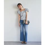 【La boutique BonBon】シャーリングパフスリーブBL | PAL GROUP OUTLET | 詳細画像30