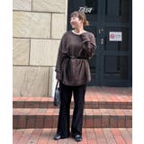 【CIAOPANIC TYPY】【てら企画】ウール混オーバニットチュニック | PAL GROUP OUTLET | 詳細画像4