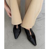 BLACK | 【CAPRICIEUX LE'MAGE】スリット2WAYミュール | PAL GROUP OUTLET