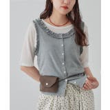 【Discoat】前開きフリルタンクトップ | PAL GROUP OUTLET | 詳細画像12