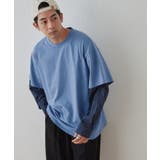 【Discoat】【Enlude】オーバーサイズレイヤード半袖Ｔ | PAL GROUP OUTLET | 詳細画像6 