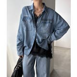 【DouDou】ミリタリーセルロースデニムシャツ | PAL GROUP OUTLET | 詳細画像7