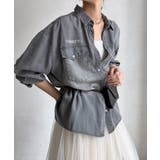 【DouDou】ミリタリーセルロースデニムシャツ | PAL GROUP OUTLET | 詳細画像27