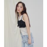 【Discoat】【umm】起毛レース花柄キャミビスチエ | PAL GROUP OUTLET | 詳細画像14 