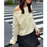 【Ciaopanic】リングドットボタンワンショルロンTee | PAL GROUP OUTLET | 詳細画像3