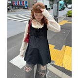 【Ciaopanic】ショルダーギャザーベロアチュニックワンピース | PAL GROUP OUTLET | 詳細画像1