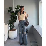 【Ciaopanic】ファーデザインニットキャミソール | PAL GROUP OUTLET | 詳細画像7