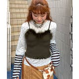 【Ciaopanic】ファーデザインニットキャミソール | PAL GROUP OUTLET | 詳細画像12