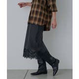 BLK | 【SHENERY】オーガンジーレーススカート | PAL GROUP OUTLET