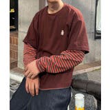 BRN | 【Ciaopanic】ボーダーレイヤードロンTEE | PAL GROUP OUTLET
