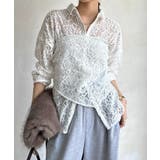 OFF | 【DouDou】スカーフ付フロッキ-レースシャツ | PAL GROUP OUTLET