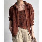 【DouDou】スカーフ付フロッキ-レースシャツ | PAL GROUP OUTLET | 詳細画像21
