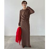 【DouDou】【okochi企画】スラブドレープワンピース | PAL GROUP OUTLET | 詳細画像1