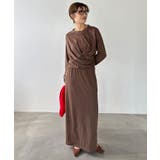【DouDou】【okochi企画】スラブドレープワンピース | PAL GROUP OUTLET | 詳細画像2