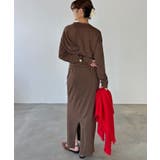 【DouDou】【okochi企画】スラブドレープワンピース | PAL GROUP OUTLET | 詳細画像6