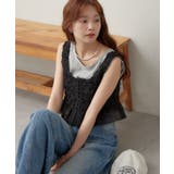 【mystic】チュールフラワーペプラムビスチェ | PAL GROUP OUTLET | 詳細画像34