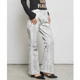 【WHO'S WHO gallery】ストレッチ転写加工フレアパンツ | PAL GROUP OUTLET | 詳細画像3