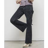 【WHO'S WHO gallery】ストレッチ転写加工フレアパンツ | PAL GROUP OUTLET | 詳細画像7