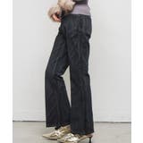 【WHO'S WHO gallery】ストレッチ転写加工フレアパンツ | PAL GROUP OUTLET | 詳細画像8