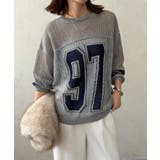 GY×NY | 【DouDou】ナンバリングメッシュニット | PAL GROUP OUTLET