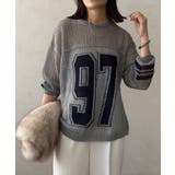 【DouDou】ナンバリングメッシュニット | PAL GROUP OUTLET | 詳細画像6 