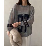 【DouDou】ナンバリングメッシュニット | PAL GROUP OUTLET | 詳細画像7 