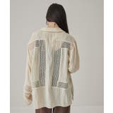 IVO | 【Omekashi】起毛サテンレースシャツJK | PAL GROUP OUTLET