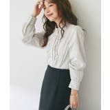 【La boutique BonBon】ストライプフロントフリルBL | PAL GROUP OUTLET | 詳細画像3