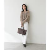 【RIVE DROITE】モヘヤブレンドルーズネックKN | PAL GROUP OUTLET | 詳細画像1