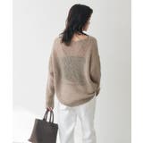 【RIVE DROITE】モヘヤブレンドルーズネックKN | PAL GROUP OUTLET | 詳細画像7