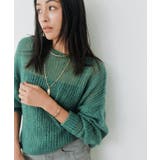 GR | 【RIVE DROITE】モヘヤブレンドルーズネックKN | PAL GROUP OUTLET
