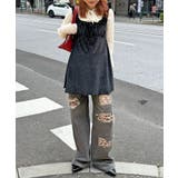 【Ciaopanic】フラワーパッチダメージデニムパンツ | PAL GROUP OUTLET | 詳細画像9 