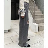 【Ciaopanic】フラワーパッチダメージデニムパンツ | PAL GROUP OUTLET | 詳細画像11 