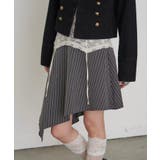 【WHO'S WHO gallery】ストライプアシメミディSK | PAL GROUP OUTLET | 詳細画像14 