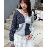 【Ciaopanic】パッチワークフラワージップパーカー | PAL GROUP OUTLET | 詳細画像11