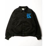 BLK | 【WHO'S WHO gallery】K'Y サテン刺繍コーデュロイブルゾン | PAL GROUP OUTLET