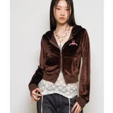 【WHO'S WHO gallery】ベロアインクドチビパーカー | PAL GROUP OUTLET | 詳細画像1