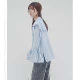 【Discoat】【umm】フリルビックカラーボウタイブラウス | PAL GROUP OUTLET | 詳細画像2