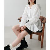 【Discoat】フリルフードギャザー切り替えシャツ | PAL GROUP OUTLET | 詳細画像8