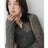 GY | 【RIVE DROITE】メッシュパターンポロニット | PAL GROUP OUTLET