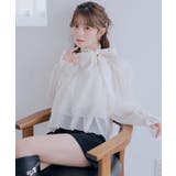 IVO | 【Chico】バックリボンオーガンジーパフBL | PAL GROUP OUTLET